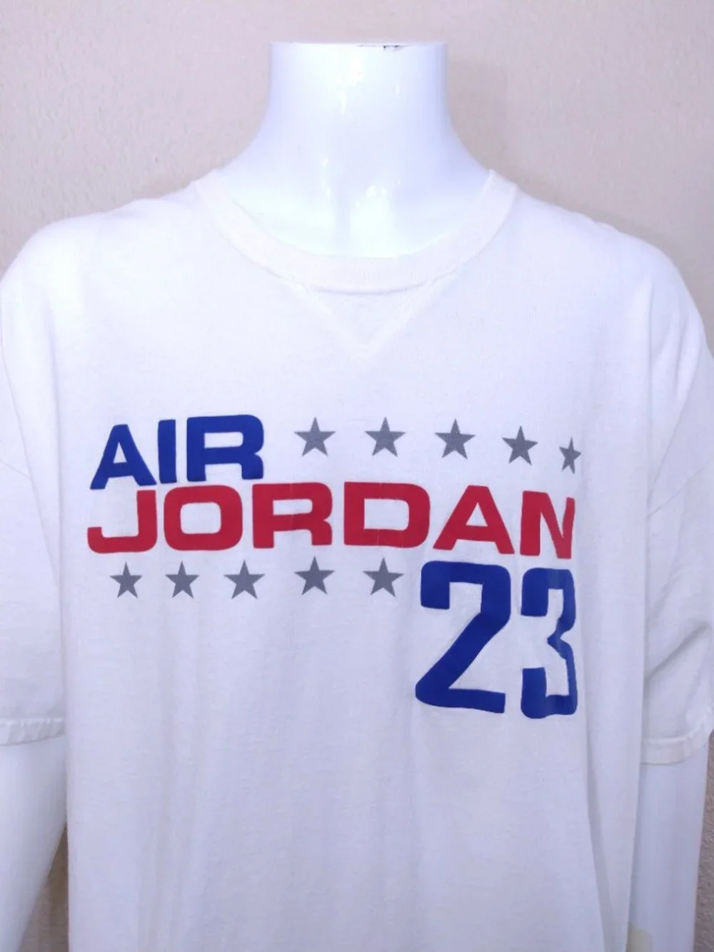 AIR JORDAN Vintage T Shirt 3XL MULTICOLOR Graphic Tee XXXL Classic NIKE Stars 23